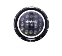 AZYUERHI Phares Avant Pour Harley 7 Pouces LED Phare | Touring Ultra Classique Electra Street Glide Road King Moto(90W BLACK 2)