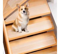 Azyvum Transparent Tapis Antidérapant,Lot de 18 Bandes Anti Dérapant Tapis Escalier Moquette 15 x 81 cm Bande Antidérapante Escalier en Bois Protection Couvre Marche Escalier