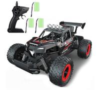 Azyvum Voiture télécommandée tout-terrain pour garçon - Échelle 1:16 - RC Buggy 2,4 GHz - Télécommande - Voiture de course - Camion tout-terrain - Jouet avec 3 batteries - 70 minutes