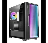 Azza CSAZ-520BG Guardian Glass - Boîtier PC Midi Tower Noir, ATX/EATX/mATX/ITX, USB 3.2 Gen 1, RGB, Vent. 120mm, Radiateurs 360mm, sans alimentation