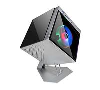 Boitier Mini Tour Micro ATX Azza Cube Mini RGB avec panneau vitré (Argent)