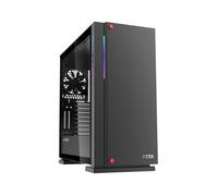 Azza Zircon 7000B Full Tower ATX Noir - Métal & Verre Trempé, EATX/ATX/microATX, 5x 3.5", 5x 2.5", USB 3.2 Gen 1/2, Ventilation 120mm avant/arrière