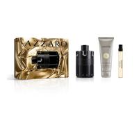 AZZARO - The Most Wanted - Coffret Eau De Parfum Intense + Gel Douche Cheveux & Corps + Vaporisateur Voyage