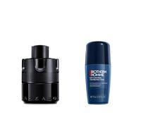Azzaro The Most Wanted, Eau de Parfum Intense pour Homme en Spray 50 ml + Biotherm, Day Control Déodorant Anti-Odeur, Efficacité 72H, Tous Types de Peau