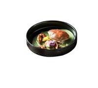 AZZAZETES Assiettes en Céramique Assiette à salade occidentale, assiette creuse en céramique, légumes, vaisselle grande, bol de ménage