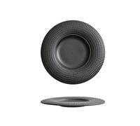 AZZAZETES Assiettes en Céramique Assiette en céramique, assiette creuse, à pâtes, dessert, collation, assiettes de service, cuisine, restaurant, vaisselle, salade Assiettes de Cuisine