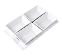 AZZAZETES Assiettes en Céramique Assiette en céramique nordique, ensemble d'assiettes multi-grilles, assiette à sauce buffet, plateau de fruits secs, vaisselle Assiettes de Cuisine