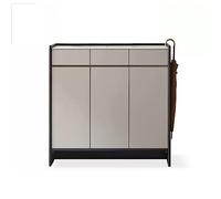 AZZAZETES Meuble à Chaussures Armoire à Chaussures en Bois Massif Maison Couloir lumière Noire Luxe étage Porche Armoire Salon entrée Stockage casier Étagère à Chaussures