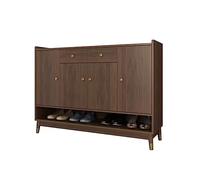 AZZAZETES Meuble à Chaussures Armoire à Chaussures multifonctionnelle Nordique Buffet Maison Couloir casier Stockage Porche Armoire Multicouche étagère à Chaussures Étagère à Chaussures