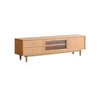AZZAZETES Meubles TV pour Le Salon Meuble TV Mural Simple en Chêne for Salon, Chambre À Coucher, Meuble De Rangement Au Sol Centre de Divertissement TV avec Rangement(B:210CM*40CM*50CM)