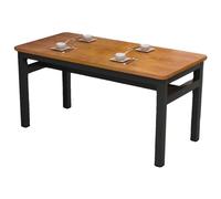 AZZAZETES Table de Cuisine Salle à Manger Table à Manger rectangulaire, Table Snack-Bar, de Restaurant Cantine Commerciale, Basse