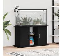 Azzrora Support pour Aquarium Support d'aquarium avec Armoire de Rangement Meuble pour Aquarium-Noir-101 x 41 x 58 cm