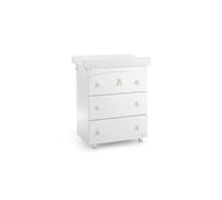 Azzurra Design Commode à langer Starlette Blanc