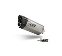 BORNE SR-1 EN ACIER INOXYDABLE NOIR MIVV POUR HONDA CB HORNET 750 2023-2024