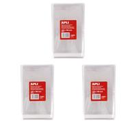 B.100 Sacs PP Fermeture adhésive 120 x 180 mm (Lot de 3)