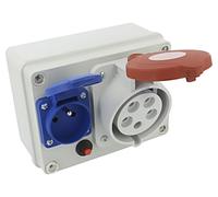 B.1090 Distributeur IP44 encastré ABS filetage : PG16 PAWBOL