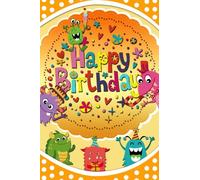 B 12 X18 Inches Drapeau De Jardin, Cupcakes, Décoration De Maison, Joyeux Anniversaire Drapeau Haute Qualité ""Nipseyteko