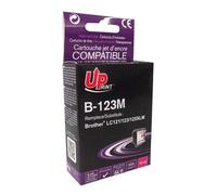 B-123M - 10 ml - taille XL - magenta - compatible - cartouche d'encre (alternative pour : Brother LC121M, Brother LC123M, Brother LC125M) - pour