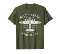 B-17 Flying Fortress Bombardier | B17 Bomber Avión Militaire T-Shirt