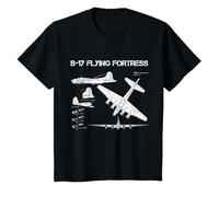 B-17 Flying Fortress pour Les Enfants Qui Aiment l'aviation de la Seconde Guerre Mondiale T-Shirt