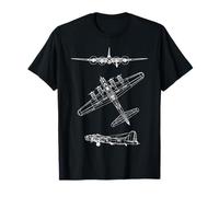 B-17 Flying Fortress WW2 Avion de guerre T-Shirt
