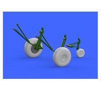 B-17g Wheels For Airfix - 1:72e - Accessories