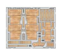B-17g Wooden Floors & Ammo Boxes For Hkm - 1:48e - Accessories