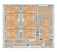 B-17g Wooden Floors & Ammo Boxes For Hkm - 1:48e - Eduard Accessories G