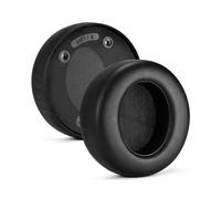 (B) 2 coussinets d'oreille en mousse à mémoire de forme en cuir protéiné souple pour Philips Audio Fidelio