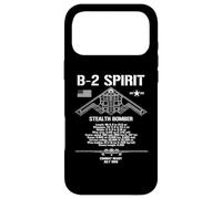 B-2 Spirit Stealth Bomber Specs Avion Militaire B2 Coque pour iPhone 17 Pro Max