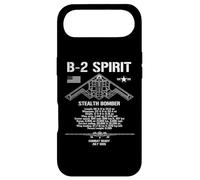 B-2 Spirit Stealth Bomber Specs Avion Militaire B2 Coque pour iPhone Air