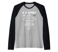 B-2 Spirit Stealth Bomber Specs Avion militaire B2 Manche Raglan
