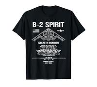 B-2 Spirit Stealth Bomber Specs Avion militaire B2 T-Shirt
