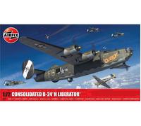 Airfix Model Set - A09010 Consolidated B-24H Liberator Model Building Kit - Maquettes d'Avion en Plastique pour Adultes et enfants de 8 Ans et Plus,- Modèle à L'Échelle 1:72