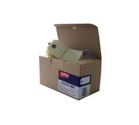 Apli 101579 - Étiquettes américaines 100x51 mm crème avec œillet + fil de fer - lot de 300 - carton 160g/m² - Idéal pour création DIY, étiquetage produits, artisanat, pressing, stockage.