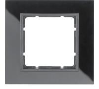 berker Berker Cadre en verre noir 1 poste 10116616 Quantité:1