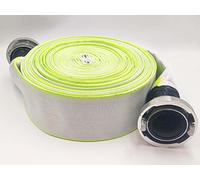 B-75 | 3" | Tuyau de 30 m avec raccords Storz Tuyau de construction Tuyau industriel Tuyau plat Tuyau d'eau