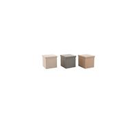 B AND B CAJA PLEGABLE DE TELA CON TAPA - COLORES SURTIDOS
