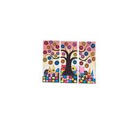 B AND B Desconocido B & B Lot de 3 Toiles pour Enfant Multicolore Taille Unique