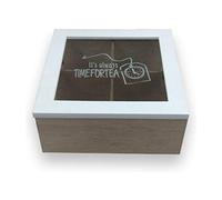 B and B DM Boîte à thé Multicolore 17 x 17 cm