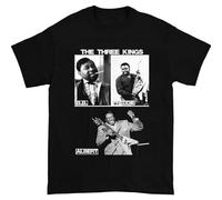 B.B Albert Freddie King Three Kings of Blues T Shirt S to 3XL for Fans Black XXL
