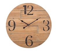 B&B Horloge+Murale+50+cm+Wood