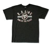 B.B. King King 12 Tour (Westbury) Unisex 100% Cotton Short-Sleeve T-Shirts Black L