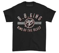 B.B. King Men's King of The Blues 2012 Tour Unisex 100% Cotton Short-Sleeve T-Shirts Black XXXL