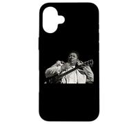 B.B. King of The Blues & Guitar Lucille par Dick Barnatt Coque pour iPhone 16 Plus