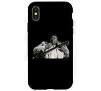B.B. King of The Blues & Guitar Lucille par Dick Barnatt Coque pour iPhone X/XS