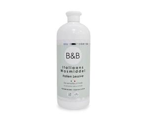 B&B Lessive Liquide Italienne Fleurs de Coton 1L - Nettoyage Profond, Textile Doux, Parfum Frais de Coton, Neutralise les Odeurs, Fragrance Longue Durée