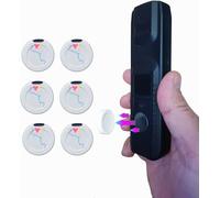 B BachVibes Kit de Supports magnétiques pour télécommande, téléphone, routeur, multiprise et Organisateur de télécommandes TV Mural sans perçage (Blanc_6)