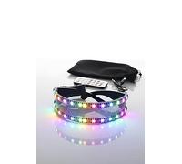 B BachVibes Lunettes LED : le complément parfait pour les fêtes, festivals, discothèques et concerts de musique (lunettes uniquement)