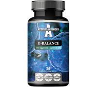 B-Balance 36 Capsules Végétales - Le Complexe de Vitamine B contient les vitamines B1, B2, B6, B12, Folate et plus - 1 Mois d'approvisionnement - Soutient la Santé Globale - par Apollo's Hegemony